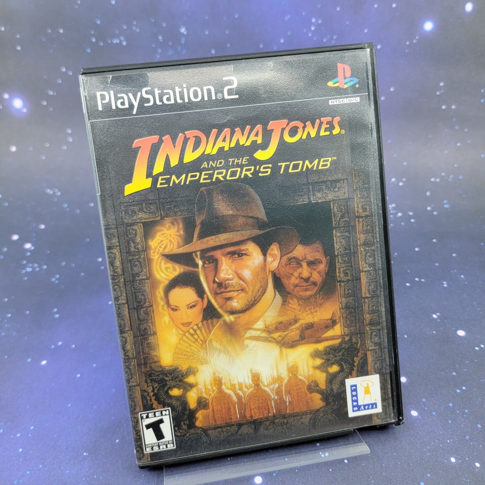 Indiana Jones and the Emperor's Tomb Sony PlayStation 2 PS2 LucasArts 2003 Game